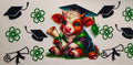 Graduation Highland Cow