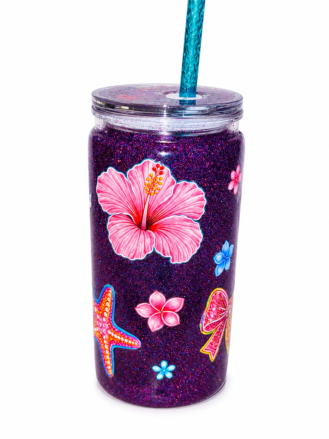 Tropical Paradise Snow Globe Tumbler