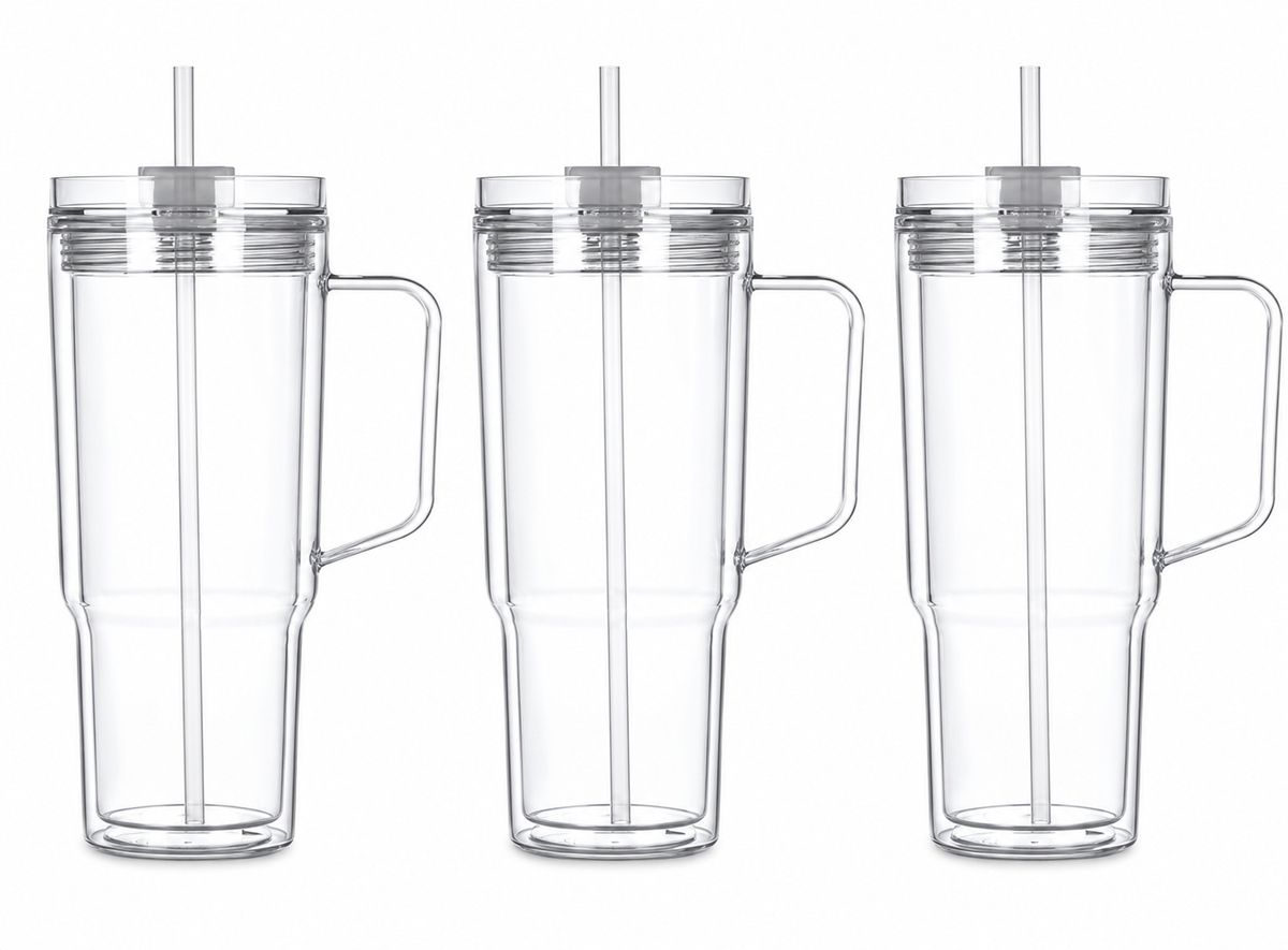 40oz Snowglobe tumbler