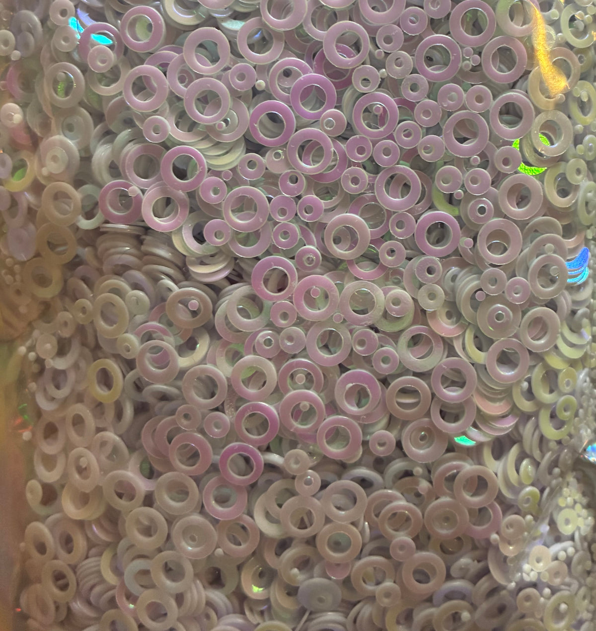 White Ring Circles