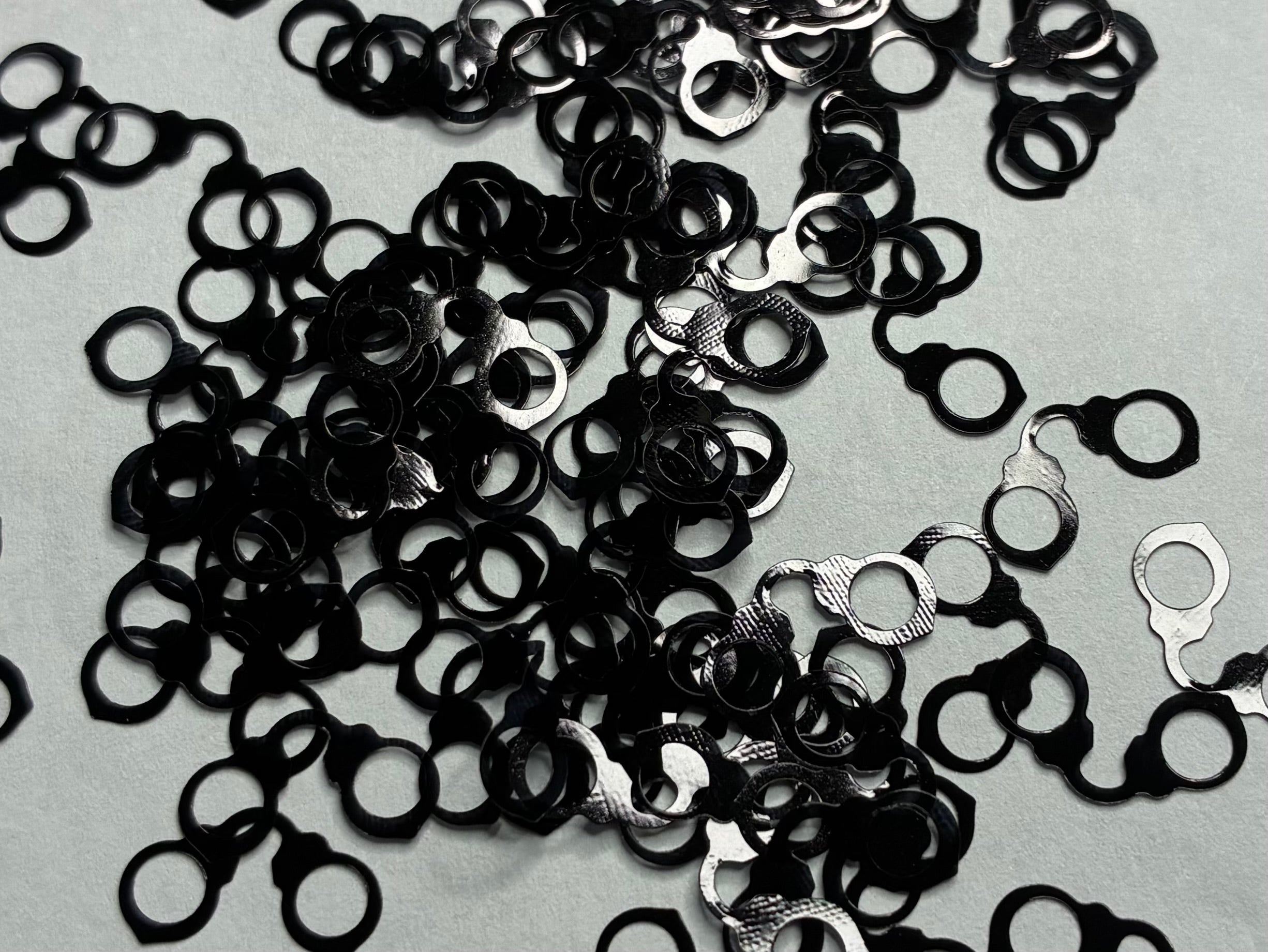 Black handcuffs
