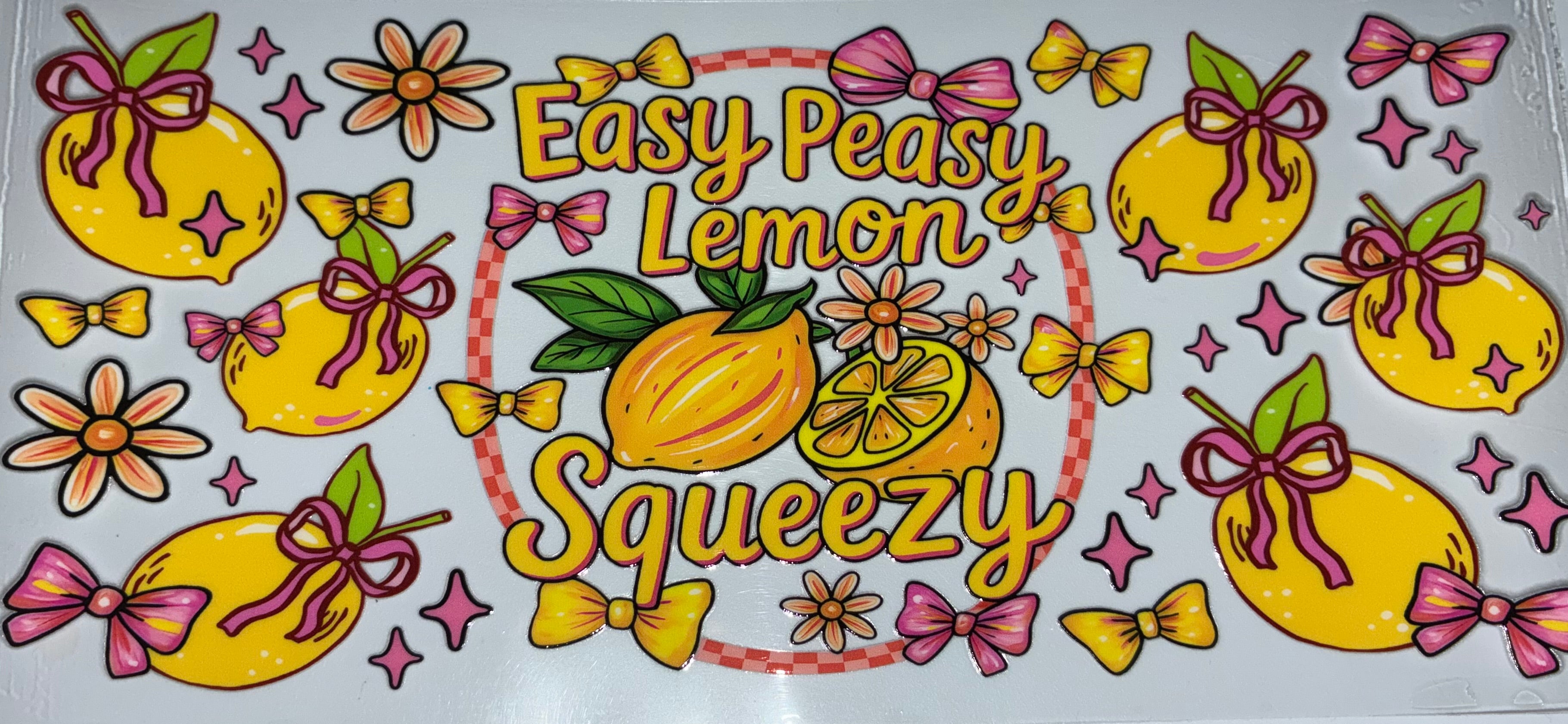 Easy peasy lemon squeezy
