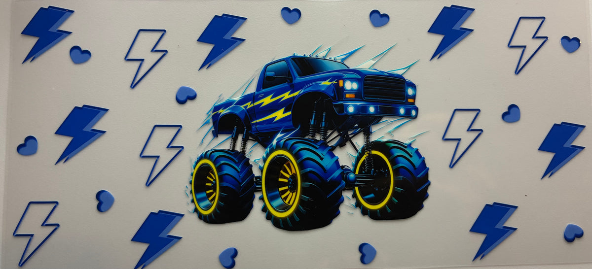 Blue Monster Truck