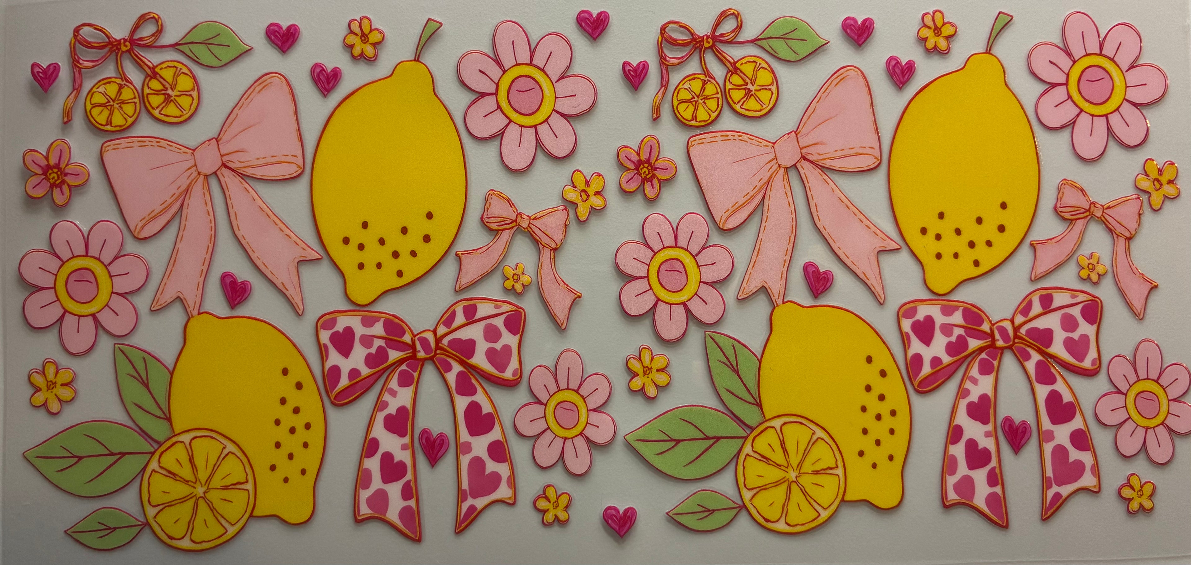 Lemons, Bows and flowers
