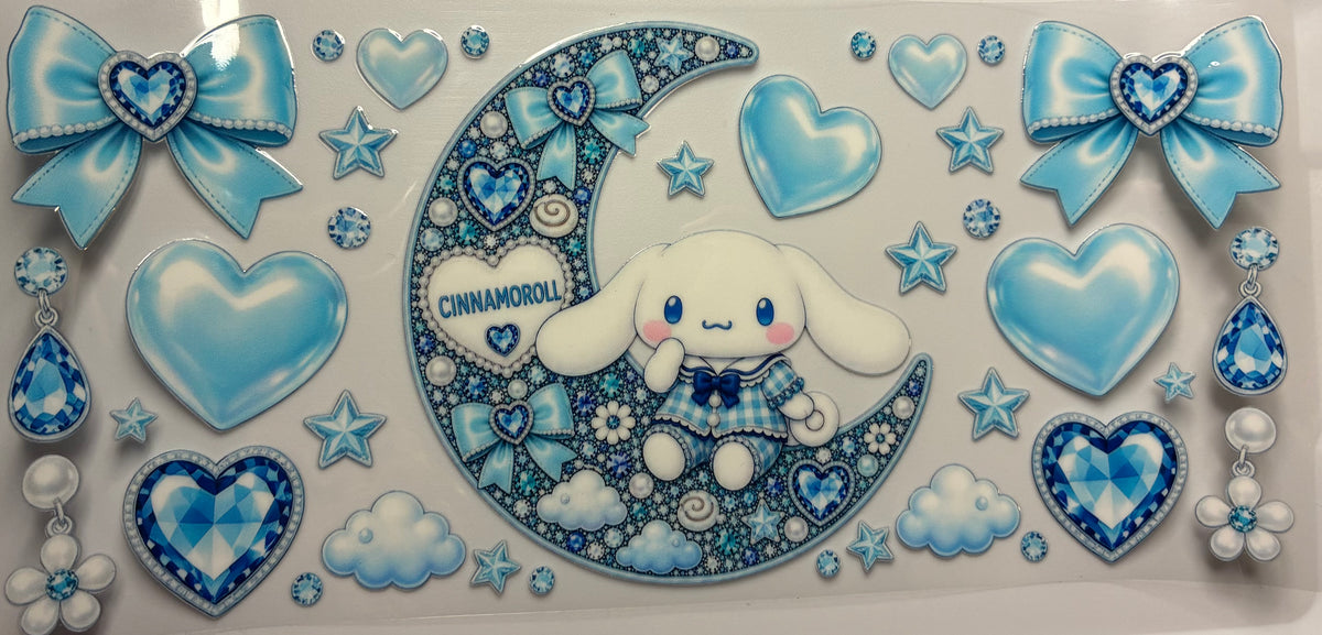 Moon, Bows, Hearts