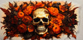 Flower skull