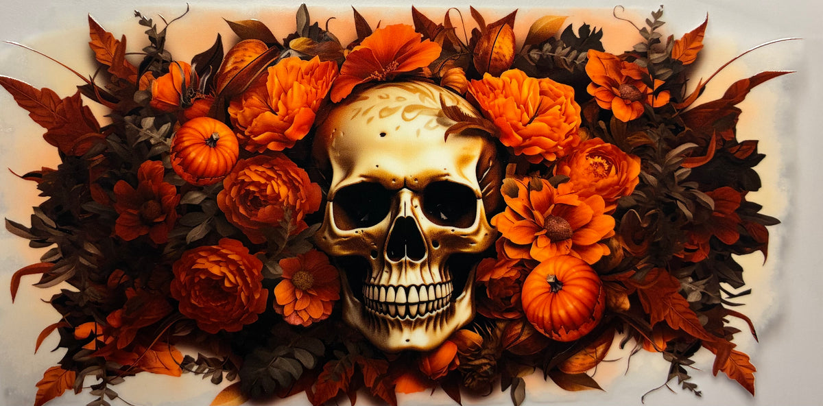 Flower skull