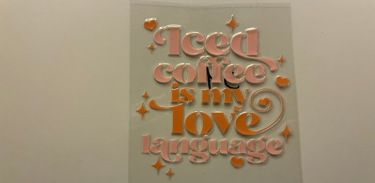 Iced coffee is my love language