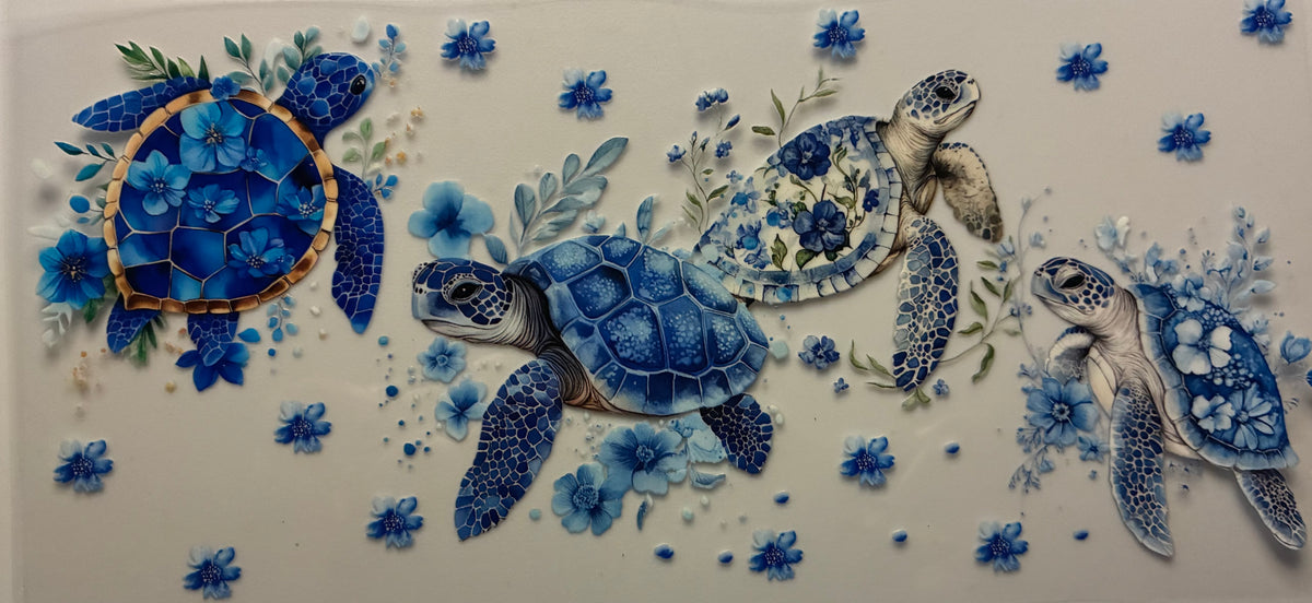 Blue Sea turtles